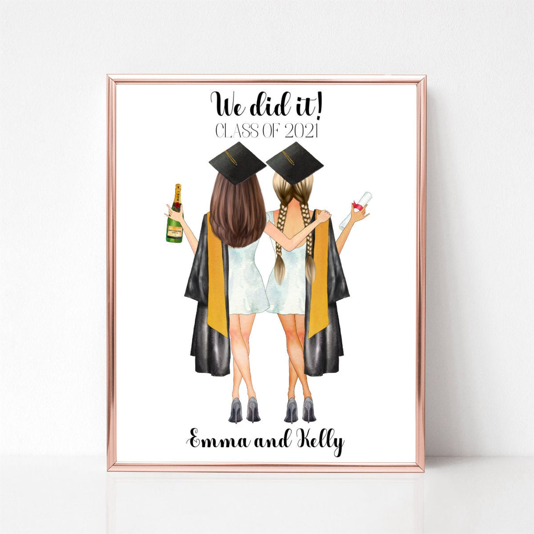 Custom graduation keepsakes