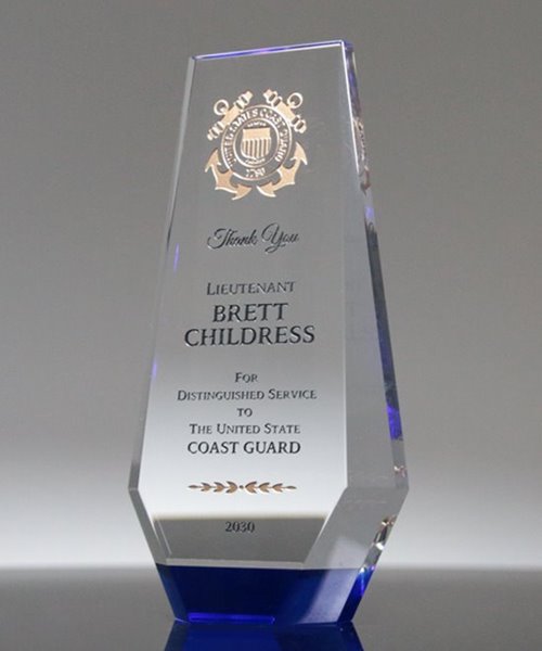 Custom engraving for awards